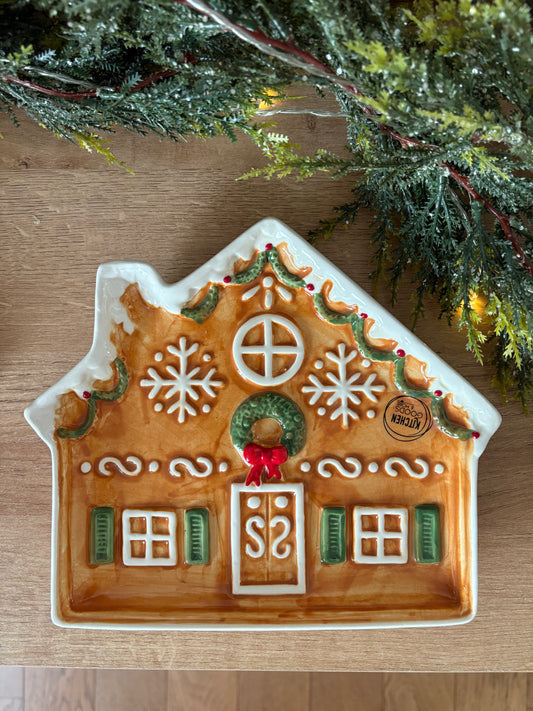 Assiette à biscuits Maison en pain d'épices
