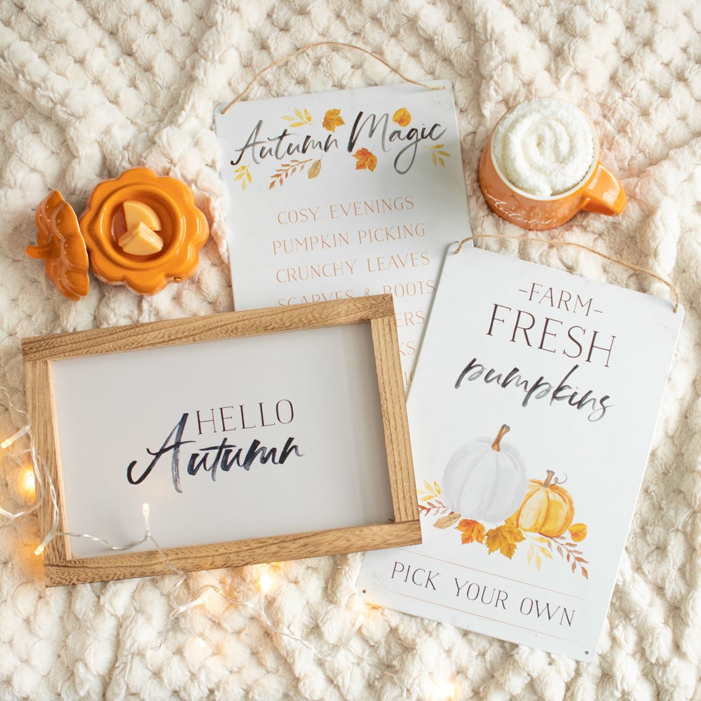 Plaque métal "Autumn Magic"